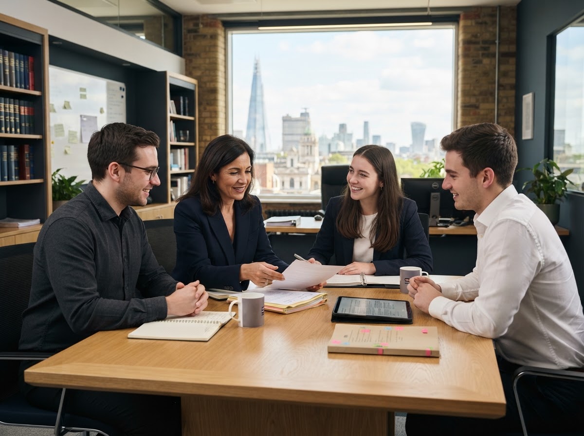 legalalonso team reviewing predictive risk models for trading decisions